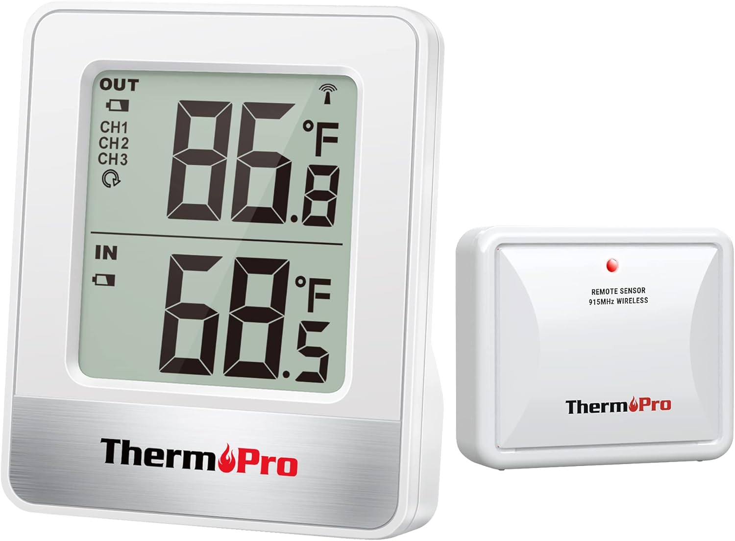 ThermoPro Indoor Outdoor Thermometer Wireless 500FT