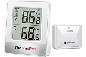 ThermoPro TP200B Outdoor Thermometer for Greenhouse