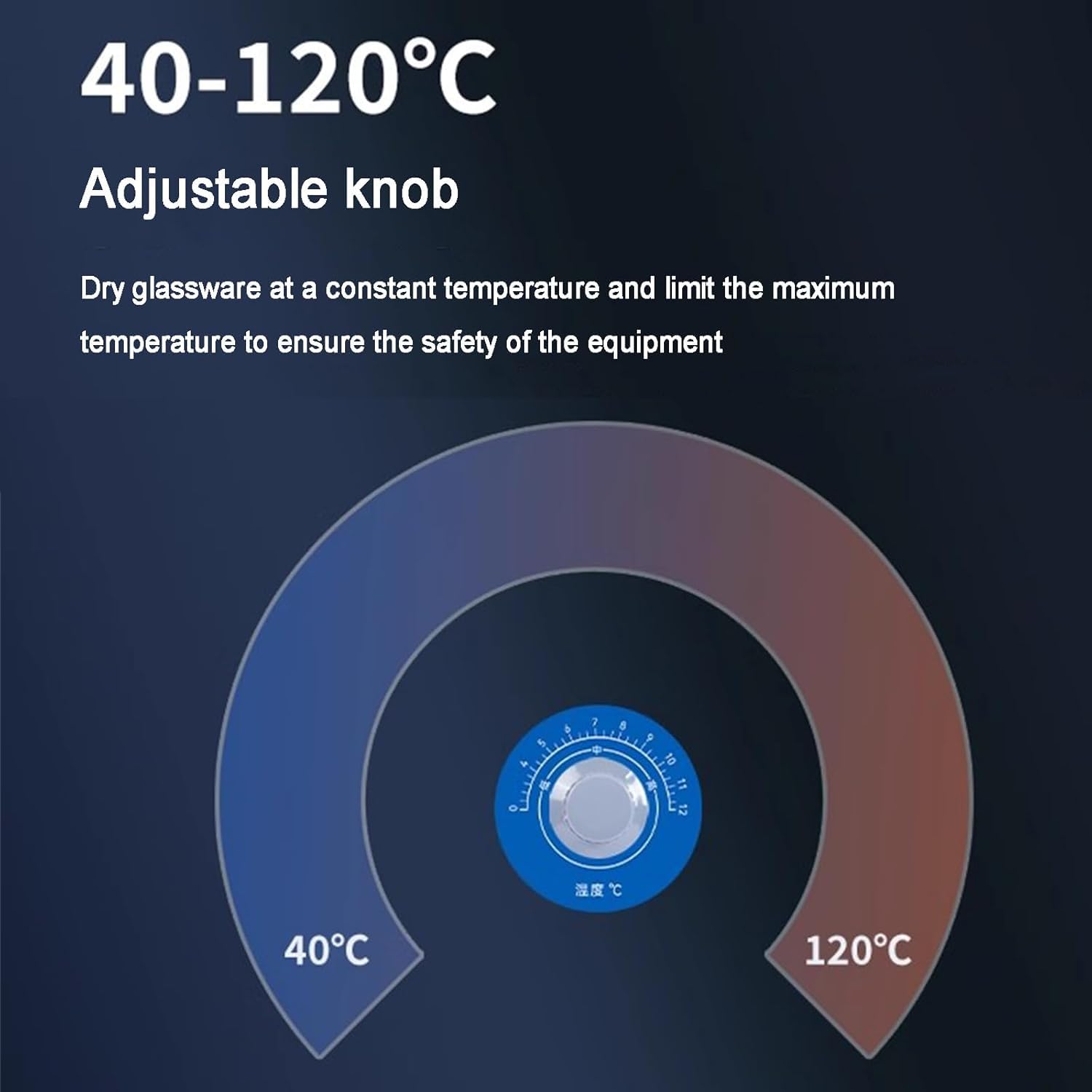Secador de material de vidrio de laboratorio, rejillas de secado de laboratorio, temperatura ajustable de 40 a 120 ℃, tiempo de secado de 8-10 minutos, con 30 tubos, calentamiento rápido y uniforme, p