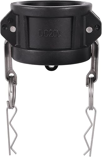 Miniatura 2 de Colocación de manguera de leva y ranura de polipropileno, tapón antipolvo de DC Camlock de tipo estándar de 2 pulgadas