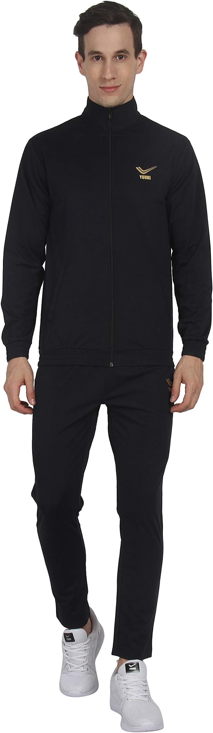 YUUKI Men's CORE 365 TS Navy Track Suit (Blue , Small )