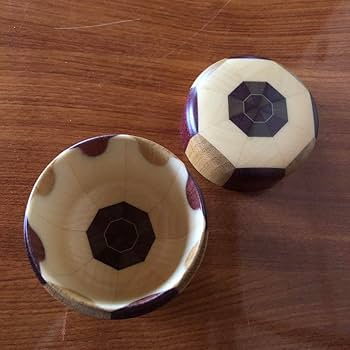 Amazon.co.jp: 棗 寄木細工 箱根細工 茶道 なつめ 茶入れ 茶筒
