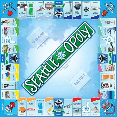 Late for the Sky Seattle-Opoly Juego de Mesa miniatura 5