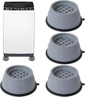 4 pièces de coussinets antichocs absorption des chocs et réduction du bruit caoutchouc général résistant à l'humidité machine à laver réfrigérateur canapé laveuse sécheuse coussin de pied