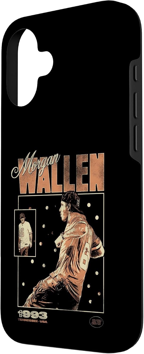 Official Morgan Wallen Baseball Card Case for iPhone 16
