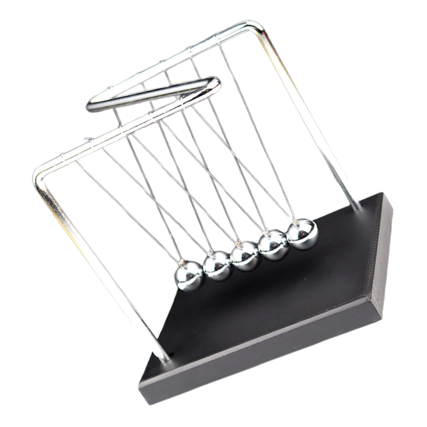 Pendule de Newton en Z, Balle Équilibrée Jouet, Bois et Métal