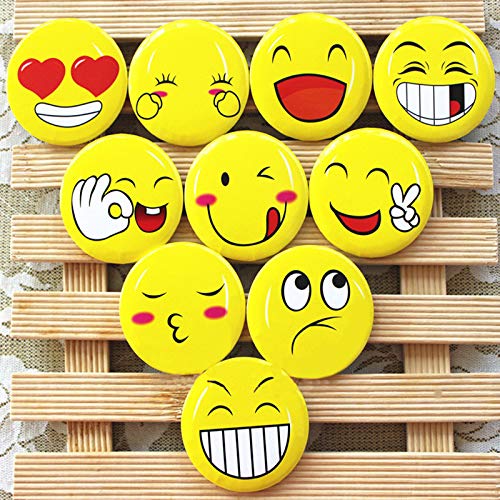 40 broches emoticonos 3 cm fiesta cumpleaños niños