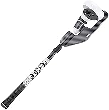 VR Golf Club Handle Accessories Compatible with Meta/Oculus Quest 2, Adjustable Virtual Reality Golf Club Attachment Adapter for Family, Children, Enhance Immersive VR Game Experience, Grey