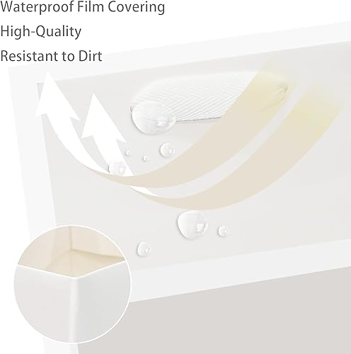 Miniatura 5 de Bolsa de regalo de papel blanco pequeña con fondo cuadrado, bolsas de papel kraft con asas para bodas, baby shower, fiesta de cumpleaños (blanco, 8