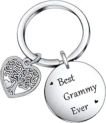 Chaveiro Best Grammy Ever Presente de Dia das Mães Presente de Aniversário para Avó Joias Gigi Joias para Avó, Chaveiro Best Grammy Ever, General