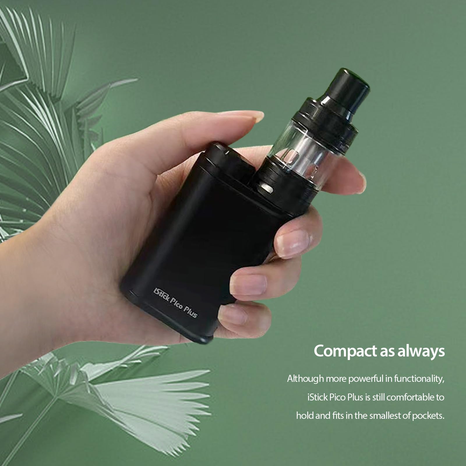 iStick Pico Plus mit Melo 4S - E-Zigaretten Set - maximal 75 Watt - 4 ml Tankvolumen - von Eleaf - Farbe: grau