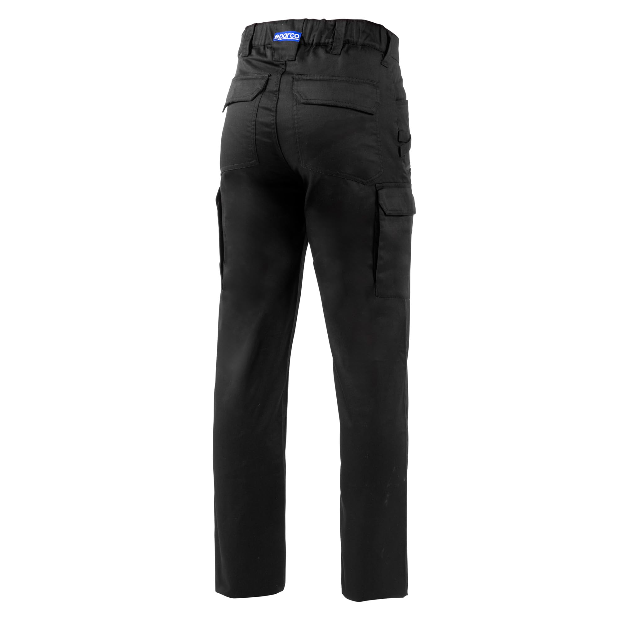 Sparco Pantaloni da Lavoro Vermont da Uomo Stretch Elasticizzati in Cotone-Poliestere (190 gr/m²). Pantalone Tecnico Multitasche con Tripla Cucitura e Tasche Ginocchiere.