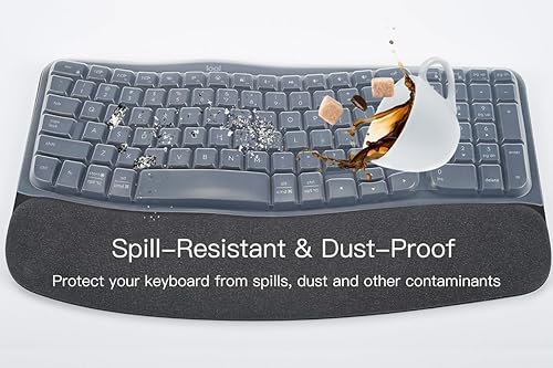 Miniatura 5 de Logitech Wave Keys MK670 Combo - Funda protectora para teclado Logitech Wave Keys Wireless Ergonómico Keys, funda protectora para teclado Logitech