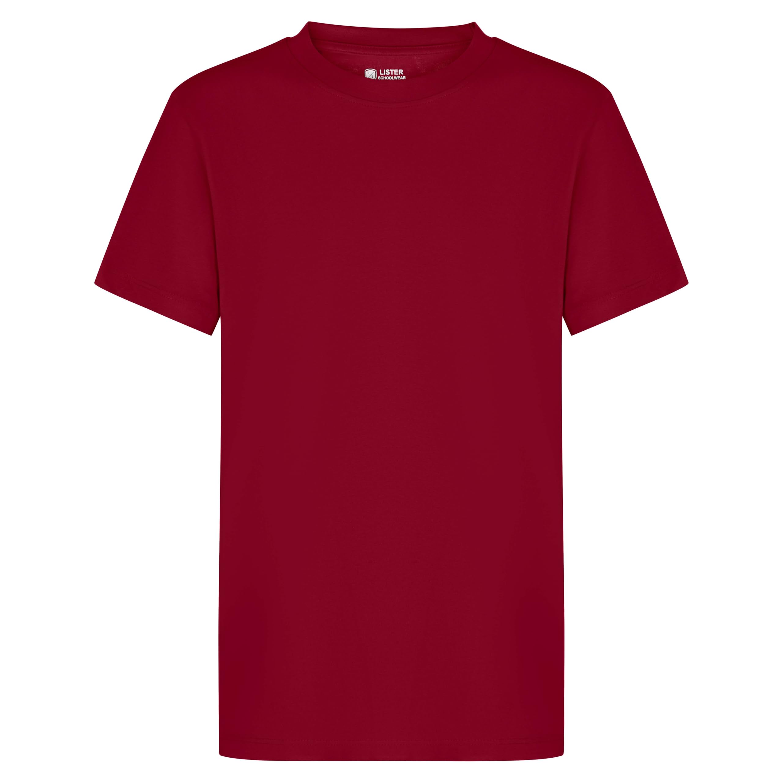 Ages 1-15 Kids Plain Blank T-Shirt Tee Shirt 100% Cotton Boys Girls Childrens Softspun Unisex School Uniform P.E. Gym — view 7