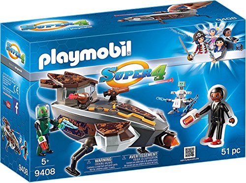 PLAYMOBIL Super 4 - Otro Gene y Sykronian con Nave (9408)
