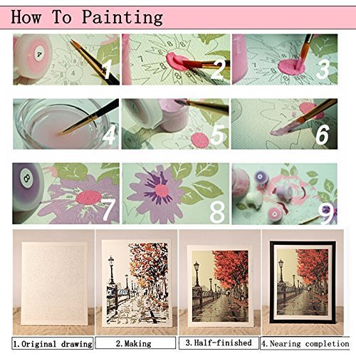 Jynxos Paint By Number Kits For Adults - Painted Sexy Naked Women 16X20 Inch Linen Canvas (Framed) #TOP4