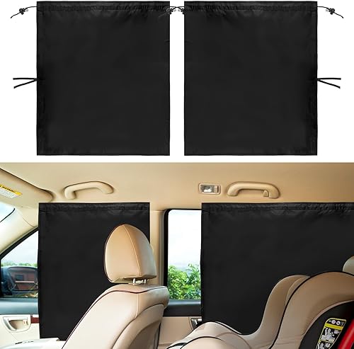 Paquete de 2 parasoles para ventana de automóvil, parasol para ventanas laterales
