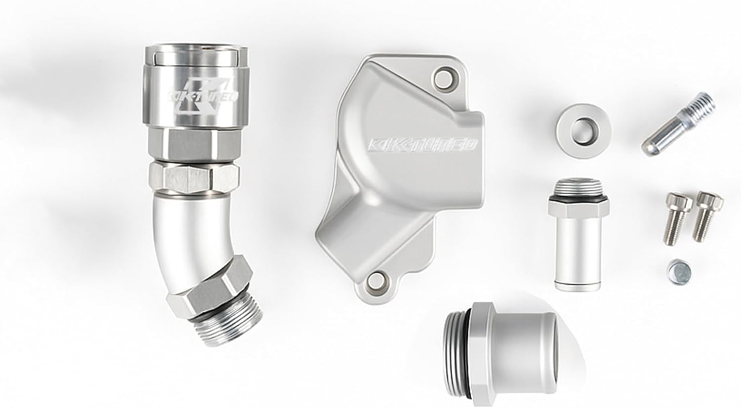 K-Tuned Upper Coolant Housing K20 with Filler Neck Hose End and 16AN Fitting