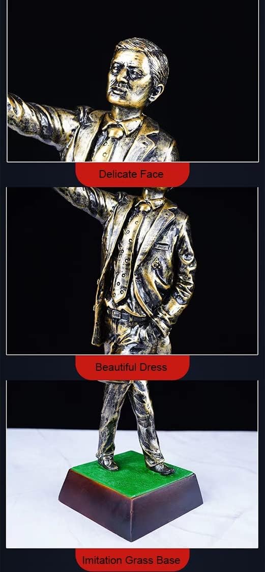 Collezioni di Videogiochi, Trofeo del Comando Maestro Mourinho delle Migliori tattiche di Calcio, Trofeo della Partita Statua in Resina Adatta for Incisione Personalizzata