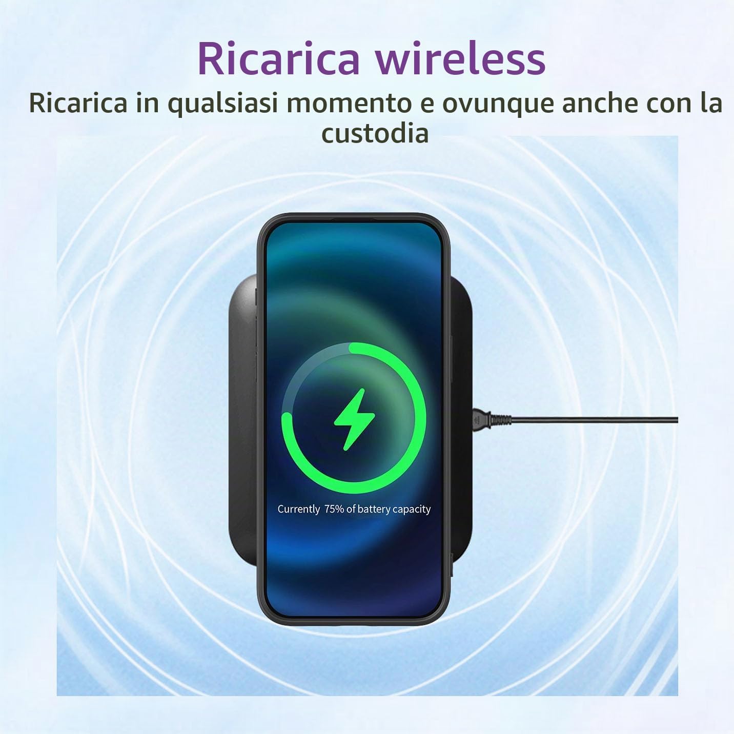 Custodia BORYA Per Motorola Edge 50 Neo – Ultra Sottile Con Supporto Anello 360° E Magnete Per Auto