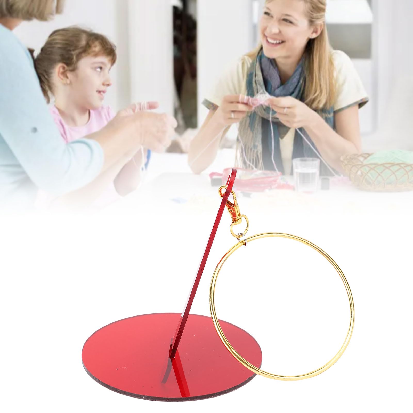 Crochet Wrist Yarn Holder - Portable, Lightweight & Rotating For Easy Knitting On The Go - View #4