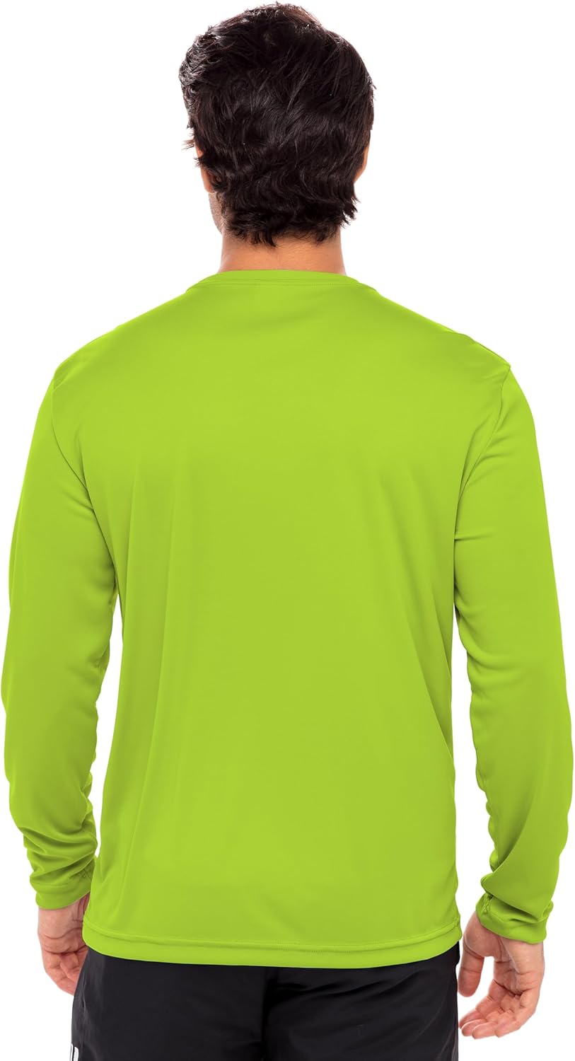 Men's Long Sleeve Moisture Wicking Athletic Shirts, Dry Fit Long Sleeve UV Protection Shirts Men for Workout, Running, Hiking - Image 4