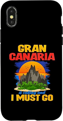 Miniatura 7 de Funda para iPhone SE (2020)  7  8 Gran Canaria está llamando y debo ir