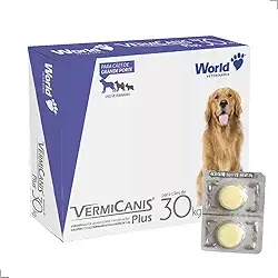 Vermifugo mastigavel para Cães de Grande porte 30-60kg cartela 02cp