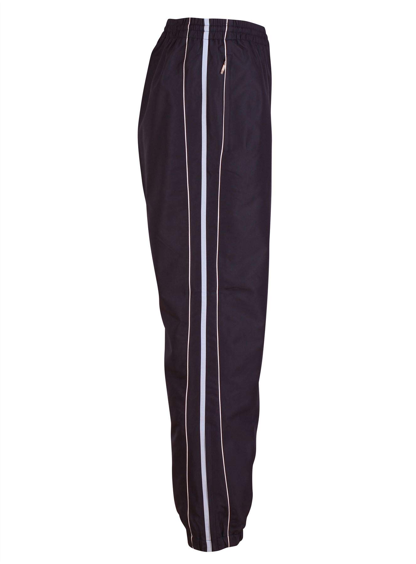 Gazelle Sports Mens Tracksuit Jog Pants Jogging Bottoms Trousers Joggers Cuffed Hem Zip Pockets