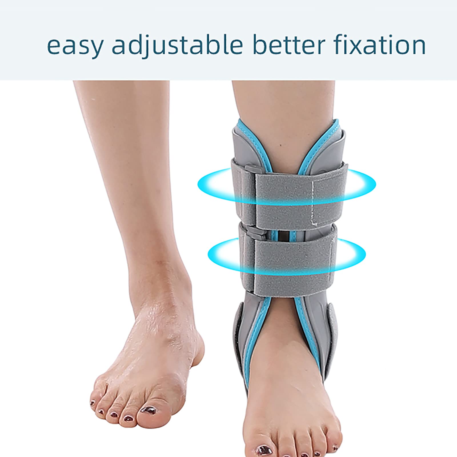 Soporte para la Periostitis Tibial, Soporte estabilizador de Tobillo, férula de Estribo para Tobillo, para estabilizar Todo el Tobillo Medial, Soporte para Ayudar a Reparar ligam