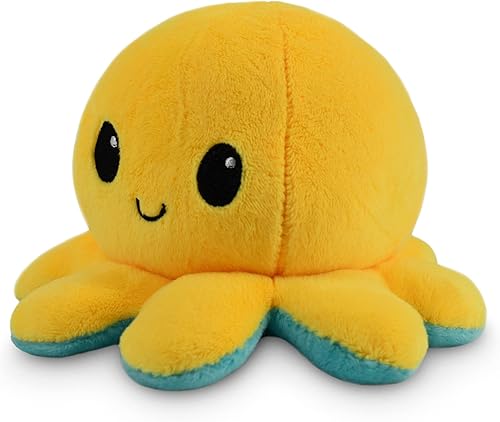 Miniatura 2 de TeeTurtle - El peluche reversible de pulpo original diseño patentado ojos de estrella muestra tu estado de ánimo sin decir una palabra