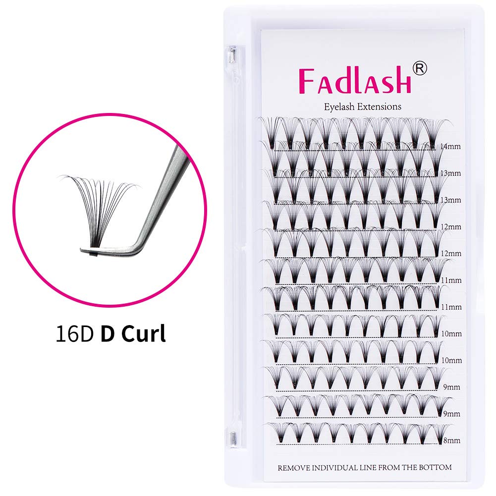 Volumen Ruso 10D 0.07mm C Curl 15mm Prefabricados Extensiones de Pestañas Volume Lashes Extension Ruso Pestañas — view 287