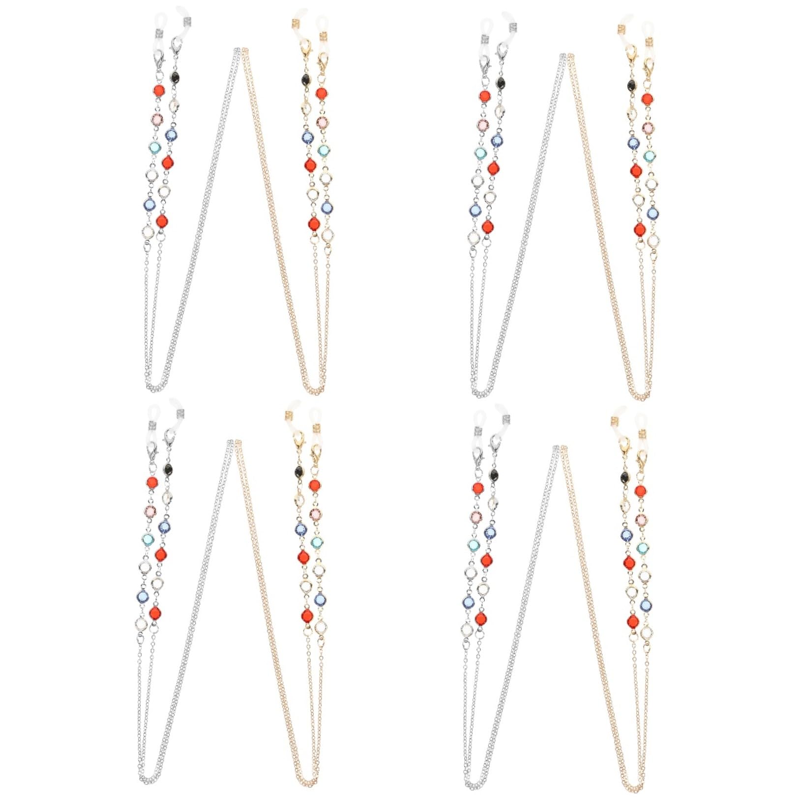 Homoyoyo Corda Per Occhiali Catena Di Occhiali Moda Occhiali Da Sole Accessori Porta Occhiali Intorno Collo Cordino Per Occhiali Da Donna Gel Di Silice