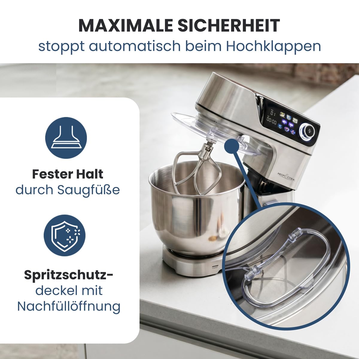 ProfiCook® Küchenmaschine | 2000W | 11L | 12 Stufen | PC KM 1338