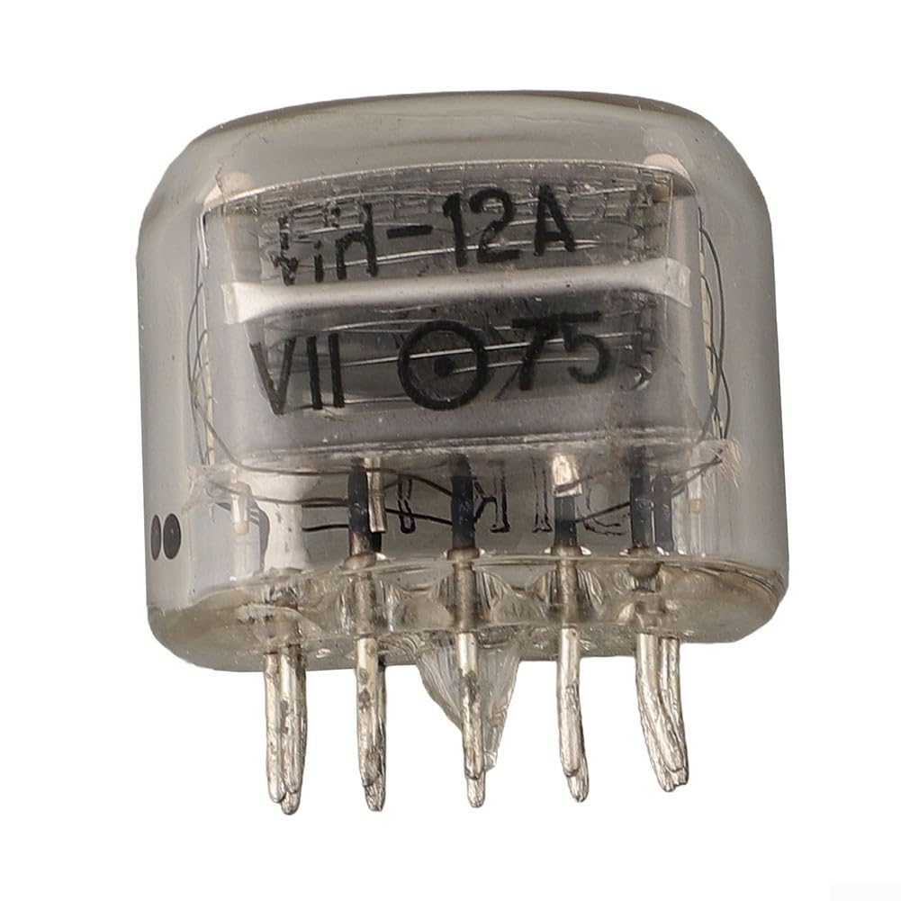 IN-12 Nixie Tube à affichage lumineux numérique, tube à vide à cathode froide néon pour horloges