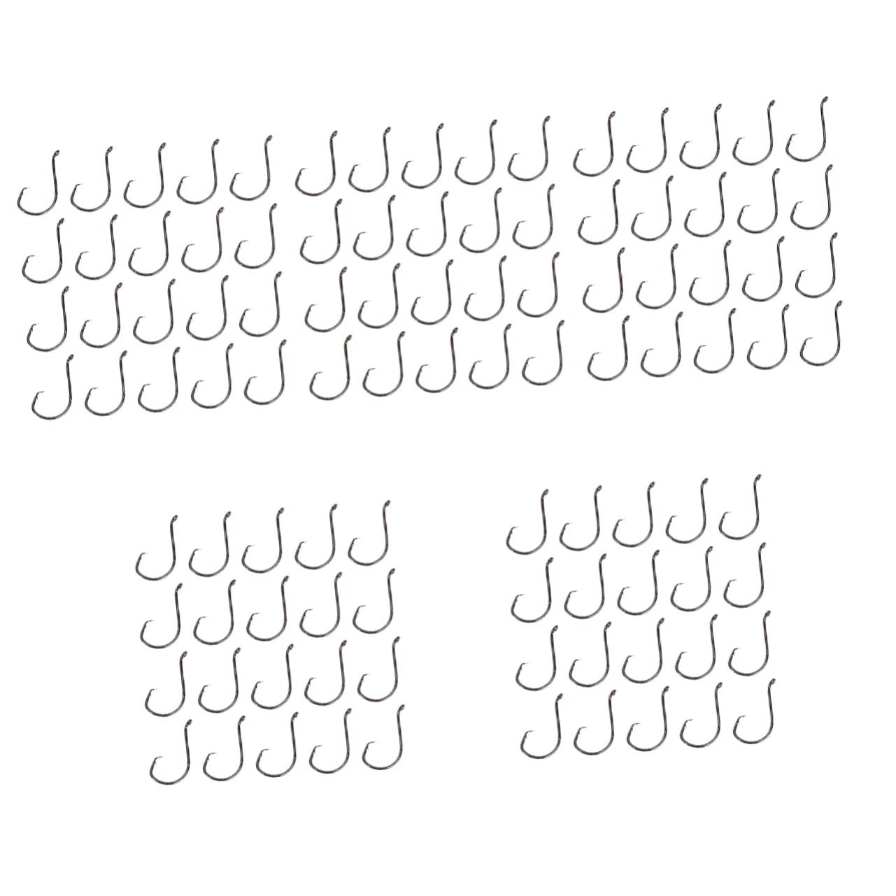 BESPORTBLE Lot De 5 Hameçons Triples pour La Pêche pour Une Meilleure Présentation des Appâts 100 Pièces X 5