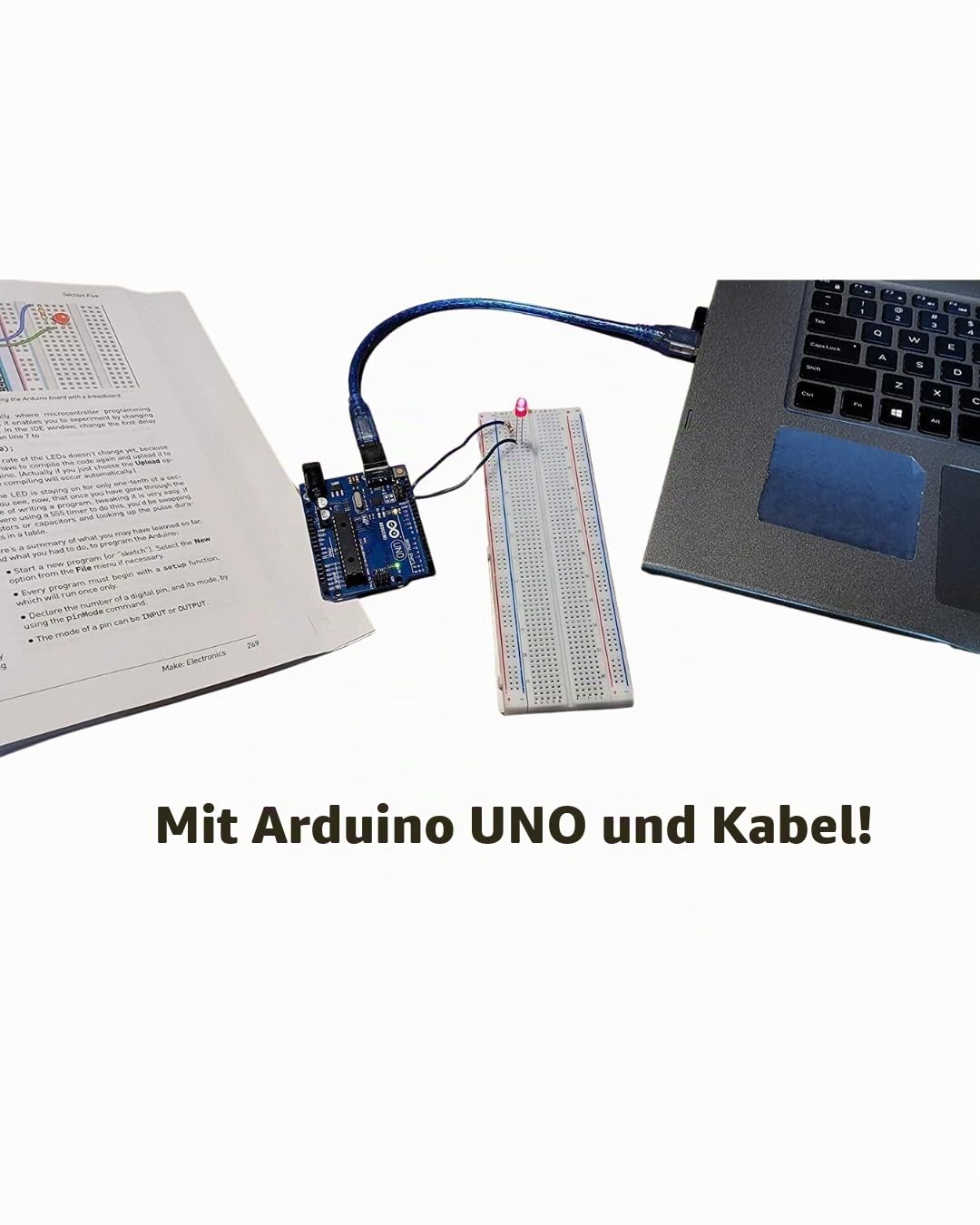 Make: Electronics 3. Set mit 1 und 2 Ultimate Bundle, inkl. Buch und Luxus-Kits, Komponentenpaket für Anfänger, Fortgeschrittene und Fortgeschrittene. Folgen Sie den Experimenten auf Make: Electronics