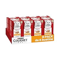 GOURMET Mon Petit - Cibo Umido per Gatti Adulti in con Bocconcini con di Tacchino