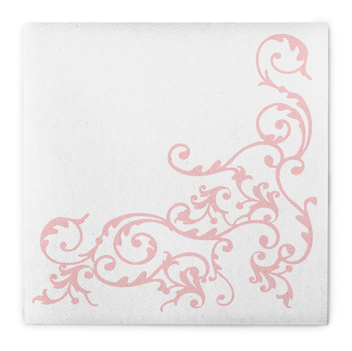 DADAWU Tovaglioli Bianchi Con Tasca Per Posate – 50 Pezzi 40x40 Cm, Usa E Getta, Simili Lino, Eleganti - 3