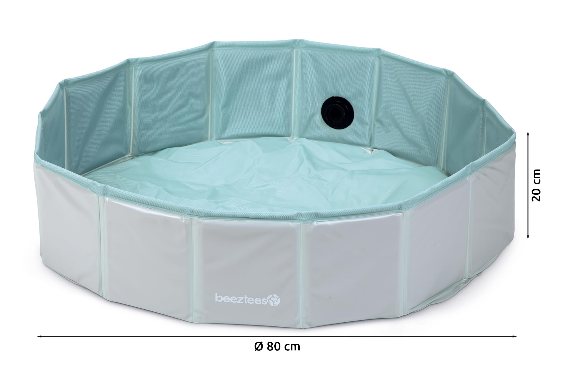Beeztees Welpe Funchie Bällebad, Hundespielzeug, 80x80x20 cm