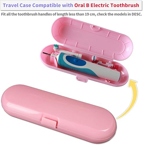 Miniatura 10 de Estuche de viaje para cepillos de dientes eléctricos Oral-B, 4 fundas para cabezales de cepillo de dientes compatibles con cabezales de cepillo de