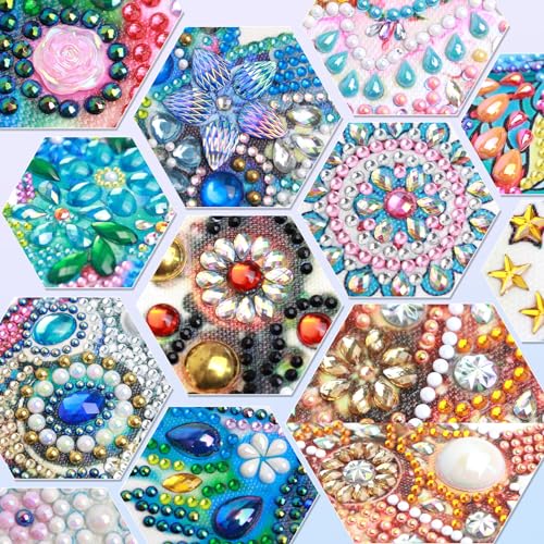 Image of 5D Special Shape Diamond Art Kit for Adults, Sunflower Gnome, 12 x 12 Inch | Crystal Rhinestones, DIY Wall Decoration Gift, Diamond Painting