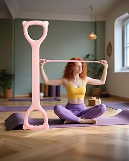 Banda de resistencia en forma de tigre pequeño para mujer, 8 formas, para estirar la espalda, herramienta de fitness, bandas elásticas