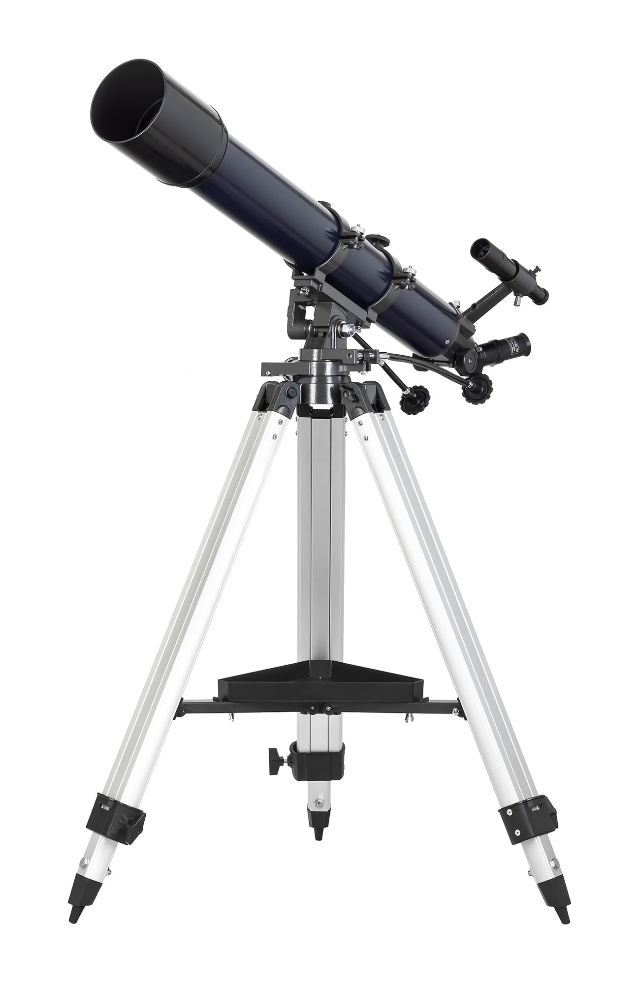 Levenhuk New Skyline Plus 90/900 AZ3 Telescopio Refractor Acromático con Montura Altacimutal AZ3, Trípode Ajustable Incluido, para Astrofotografía, Observación Objetos Cielo Profundo