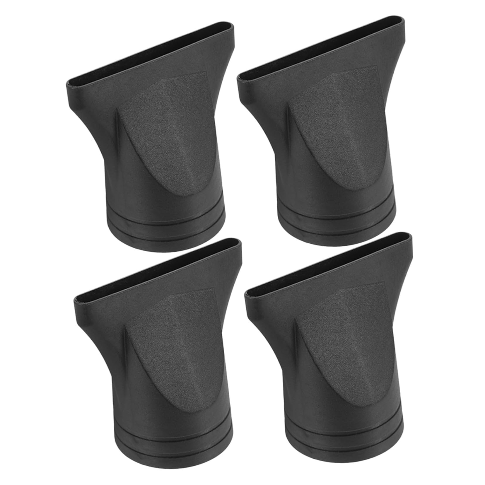 Boquillas Estrecha de 4 Piezas Pelo para Accesorio Secador para Boquilla Negro Diseño de Plástico Instalación Fácil y de Precisión de 4-4.8 Cm