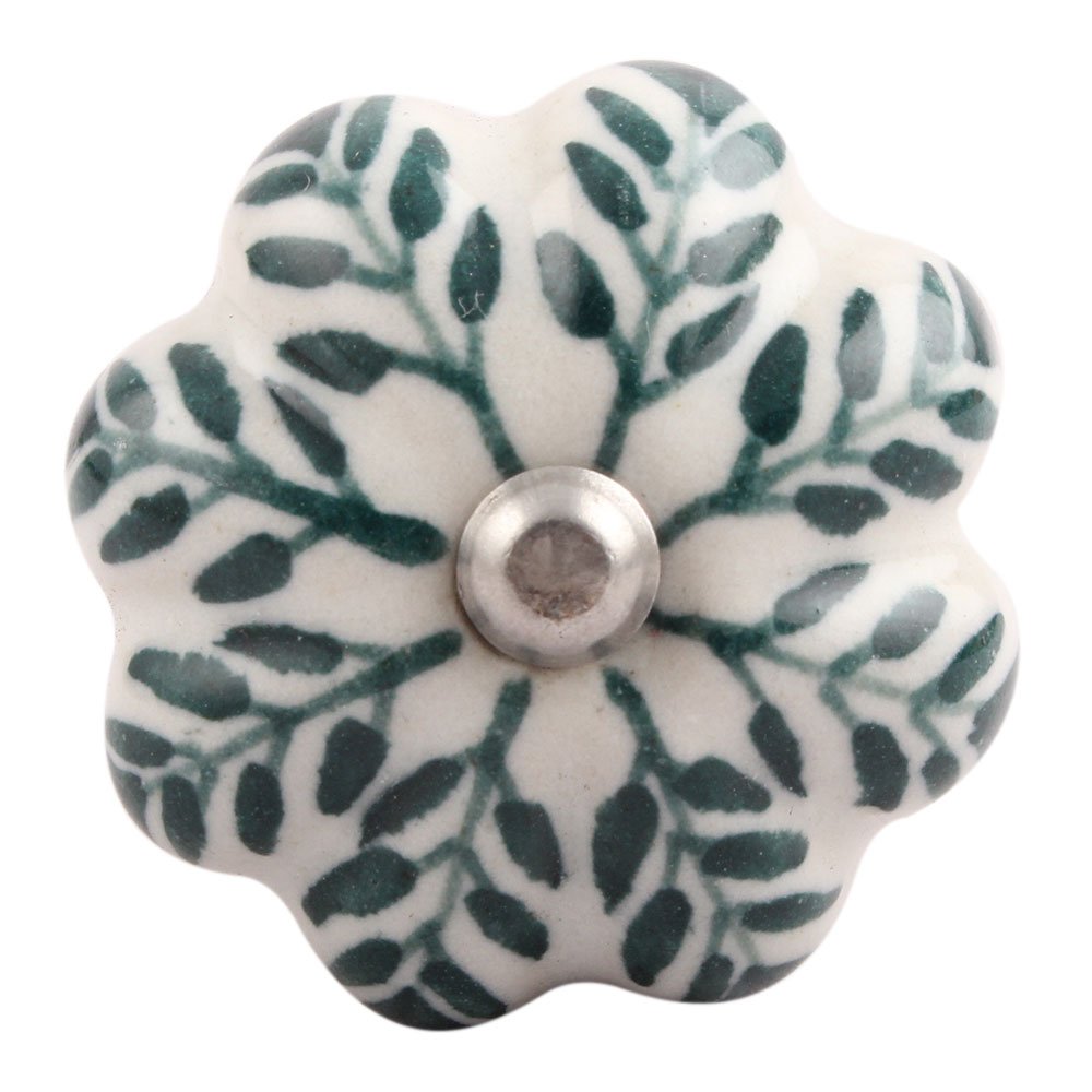 IndianShelf 1 Piece Green Ceramic Bottle Stopper with Rubber Seal for Beverage Bottles Kitchen Bar Dining Home Accessory