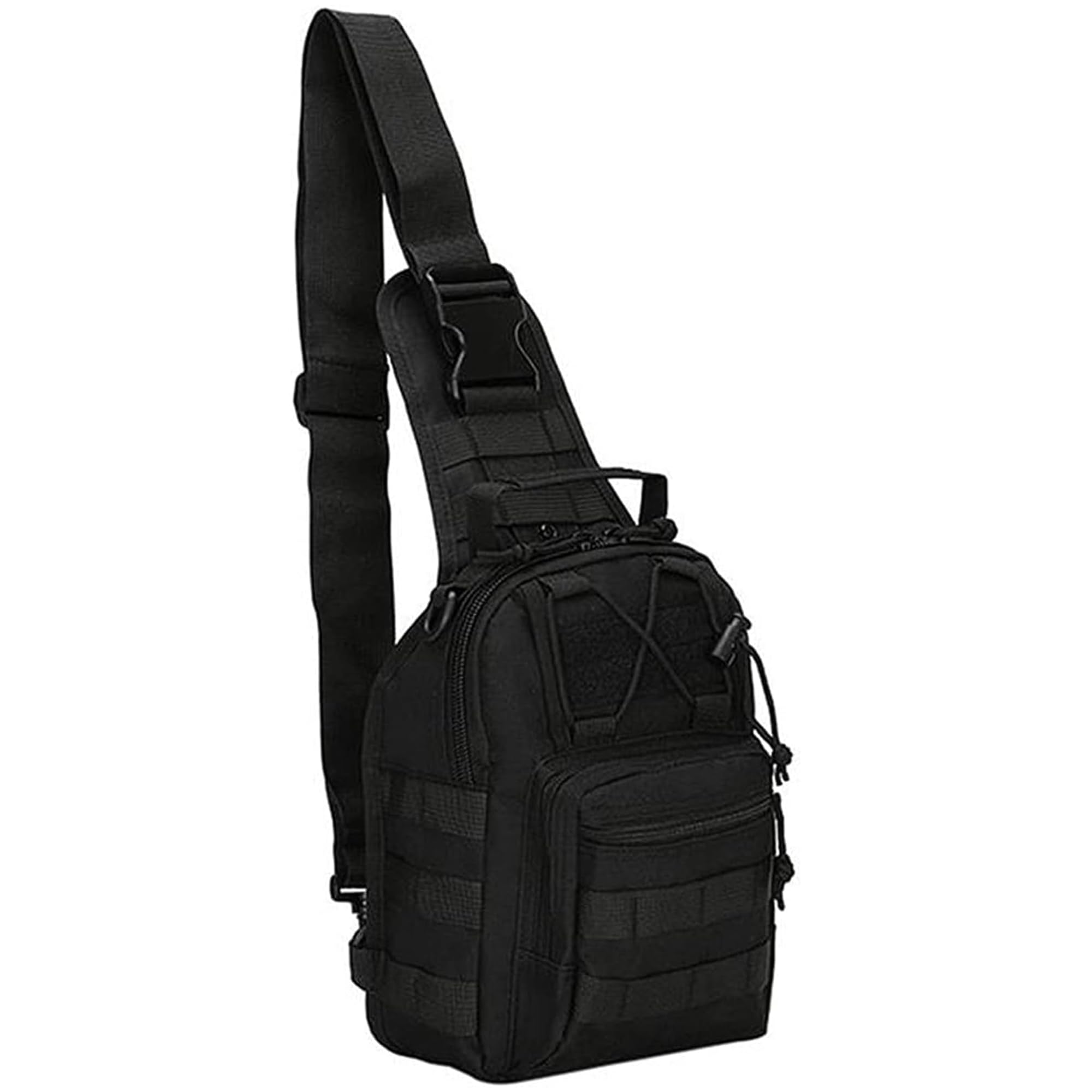 Newphoria P97 Nylon Waterproof Coating Inside | Unisex Tactical Sling Chest Bag | Camping Hiking Travel Shoulder Backpack | Crossbody Bag for Outdoor Hiking | 3 Zipped Pocket & 1 Side Pocket (B0D94XNRLN) Amazon Price History, Amazon Price Tracker
