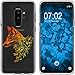 Produktbild PhoneNatic Case kompatibel mit Samsung Galaxy S9 Silikon-Hülle Floral Fuchs M1-2