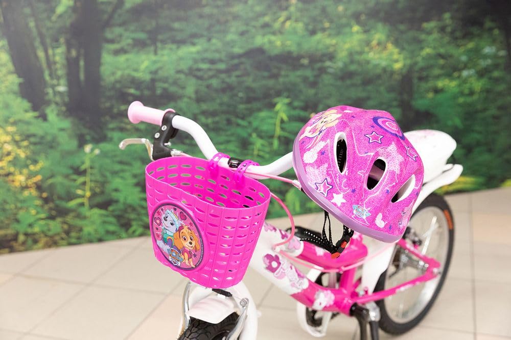 Cestino portaoggetti Paw Patrol per bicicletta da bambina, colore rosa