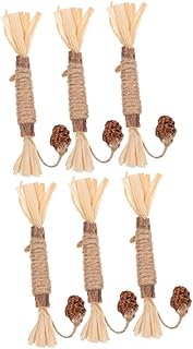 IMIKEYA 6 Peças Maomutian Polygonum Brinquedo Artificial Peixe Gato Brinquedos Gato Mastigar Animal De Estimação Teaser Mastigar Silvervine Brinquedo Gato Silvervine Brinquedo Interativo